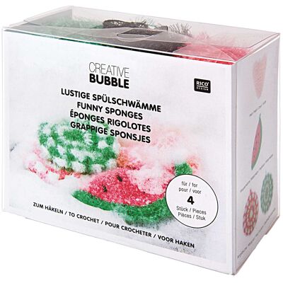 RICO DESIGN CROCHET SET Creative Bubble for 4 sponges