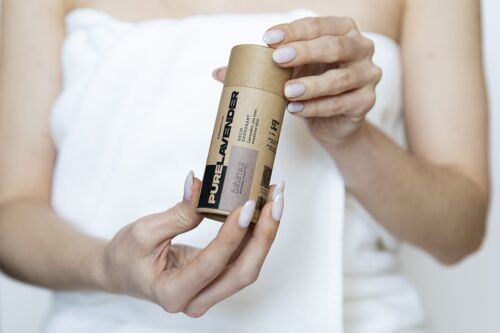 Desodorante natural sólido y vegano para piel sensible: Pure Lavender-70g