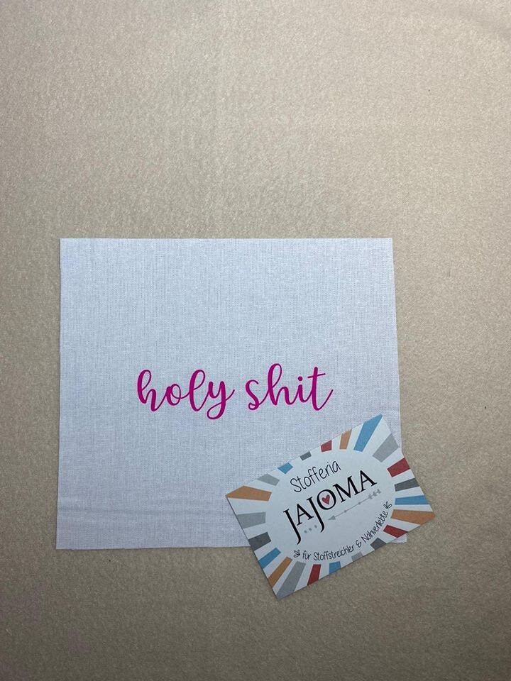 Patch termoadesive Holy Shit di diverse dimensioni e colori