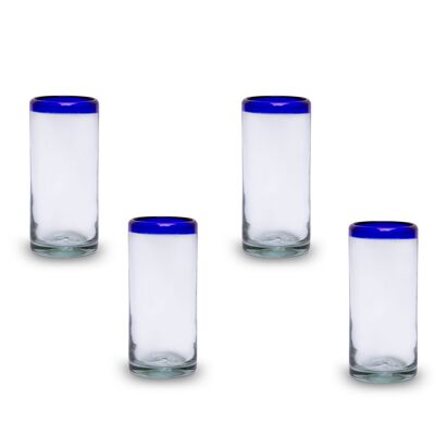 Wasserglas / Longdrinkglas, 4er Set - 15 cm