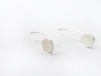 Boucles d'oreilles pendantes Idées cadeaux pour femmes, Boucles d'oreilles en argent recyclé biologique 4