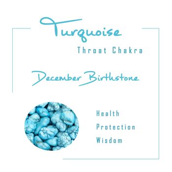 Décembre Birthstone Turquoise Dangle Boucles d'oreilles, Boucles d'oreilles longues en argent pour femmes, Cadeaux Turquoise 5