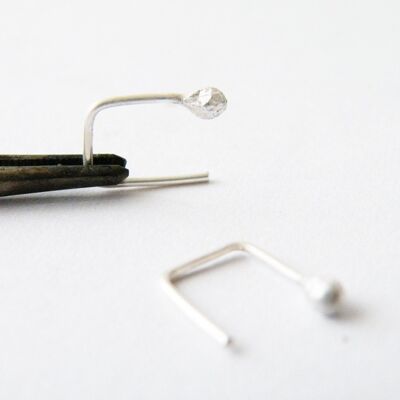 Tiny Sterling Silvers, Unisex Contemporary Jewelry, Unisex Earrings Gifts