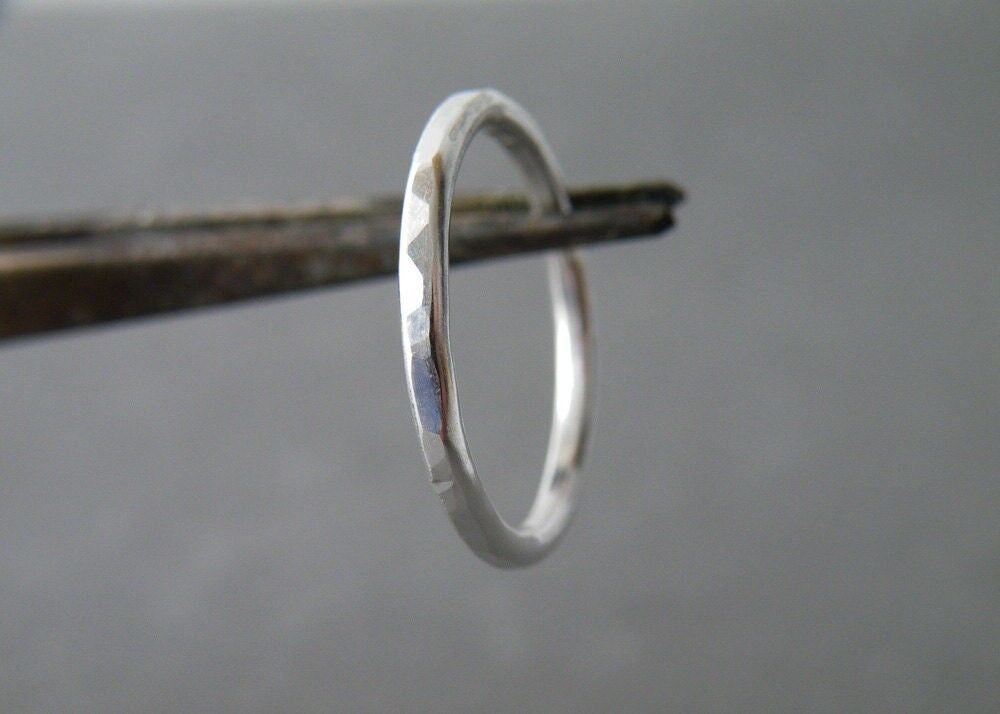 Minimalist rings sterling on sale silver