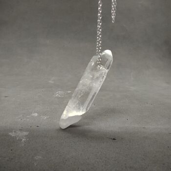 Collier pendentif Boho Quartz clair, bijoux Chakra, cadeaux significatifs pour les femmes 5