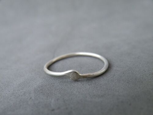 Friends/Lover Dainty Silver Ring, Collection The Way Out Is In, Meaningful Jewelry Gifts