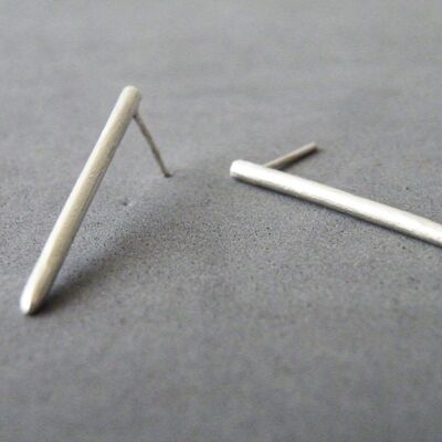 Moderne Silber Spike Drop Ohrstecker, Frauen Silber Ohrstecker, Schmuck Geschenke für sie