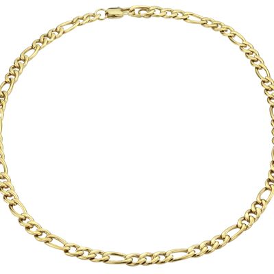Traveller Necklace Stainless Steel gold plated - 45 cm  - 181030