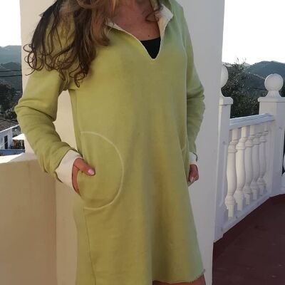 Hemp sweatshirt dress