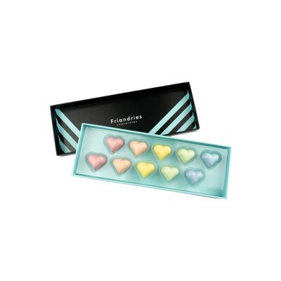 Bonbon hearts 10 luxury chocolates