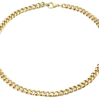 Traveller Necklace Stainless Steel gold plated - 45 cm - 181034