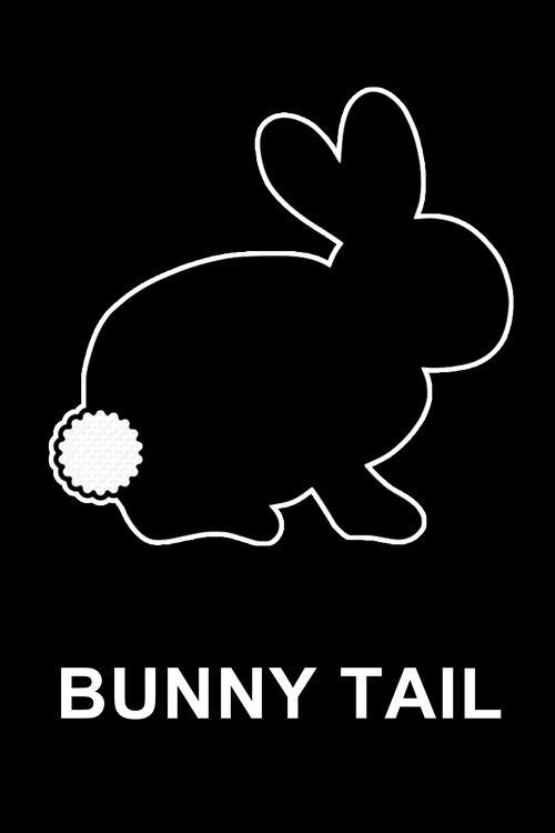 OACHKATZLSCHWOAF || Hase Bunny || Furry Tail Anal Plug || handmade by Holz-Knecht.at - Kirsche - Grau