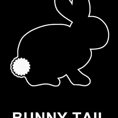 OACHKATZLSCHWOAF || Bunny Bunny || Furry Tail Butt Plug || handmade by Holz-Knecht.at - cherry - white