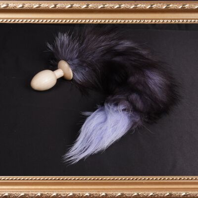 OACHKATZLSCHWOAF || Fuchs Fox || Furry Tail Anal Plug || handmade by Holz-Knecht.at - Ahorn