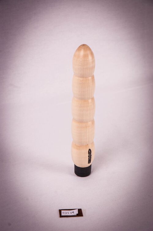 BURRLI || Hoamatland Edition || Holzvibrator || Holzdildo || handmade by Holz-Knecht.at - Ahorn - Stufenlos verstellbar