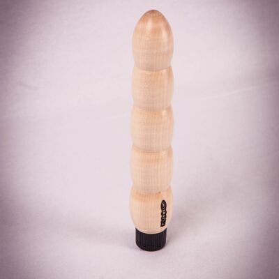 BURRLI || Edizione Hoamatland || vibratore in legno || dildo di legno || fatto a mano da Holz-Knecht.at - Acero - Infinitamente regolabile