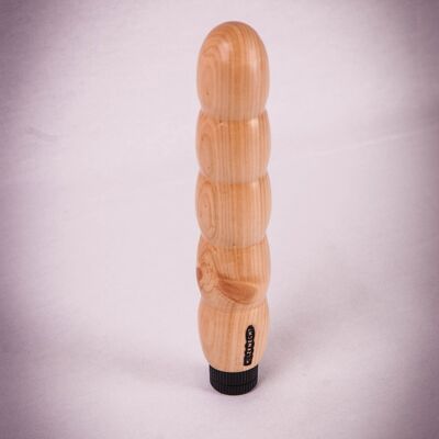 BURRILI || Edición Hoamalandia || vibrador de madera || consolador de madera || hecho a mano por Holz-Knecht.at - Pino piñonero - Infinitamente ajustable