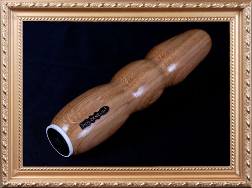 SUMMSI || Hoamatland Edition || Holzvibrator || Holzdildo || handmade by Holz-Knecht.at - Eiche - 10 Vibrationsmuster || Magnetladekabel || Akku