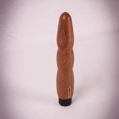 SUMMSI || Hoamatland Edition || wooden vibrator || wooden dildo || handmade by Holz-Knecht.at - Nut - Infinitely adjustable