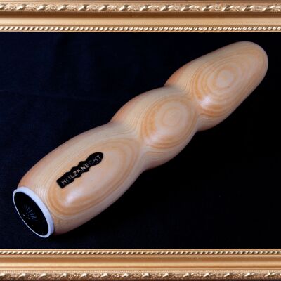 SUMMSI || Edizione Hoamatland || vibratore in legno || dildo di legno || fatto a mano da Holz-Knecht.at - pino cembro - 10 modelli di vibrazione || Cavo di ricarica magnetico || pacco batterie