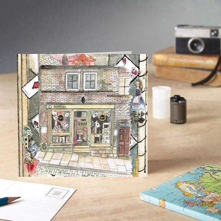 Carte de voeux Hatters Coffee Shop