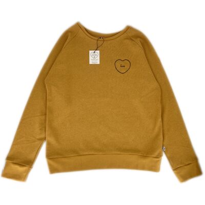 personalized embroidery mustard ADULT sweatshirt