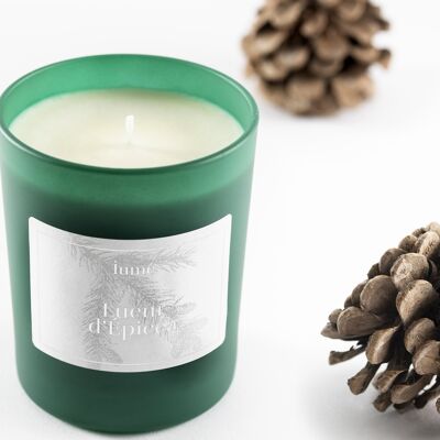 Spruce glow natural candle