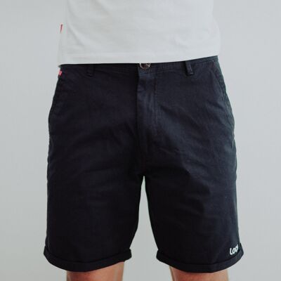 Blaue Chino-Bermuda-Shorts