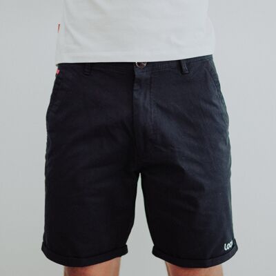 Blaue Chino-Bermuda-Shorts