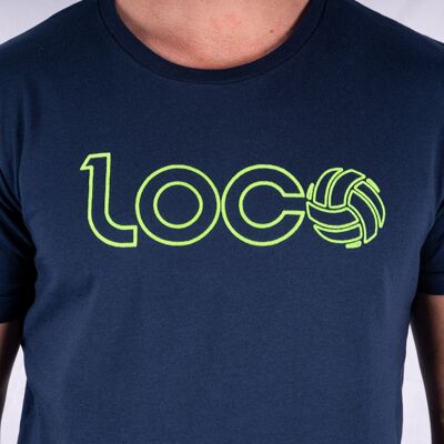 T-shirt "Marco Lenders" Navy/Green