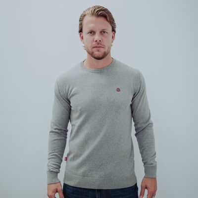 Original grauer Pullover