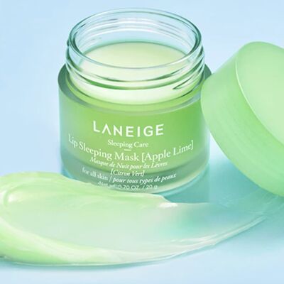 Maschera per dormire per le labbra Mela Lime