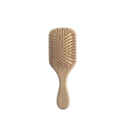 brosse à cheveux en bambou
