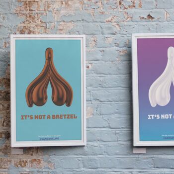 6 Affiches - Planche anatomique du clitoris + 5 posters offerts 5