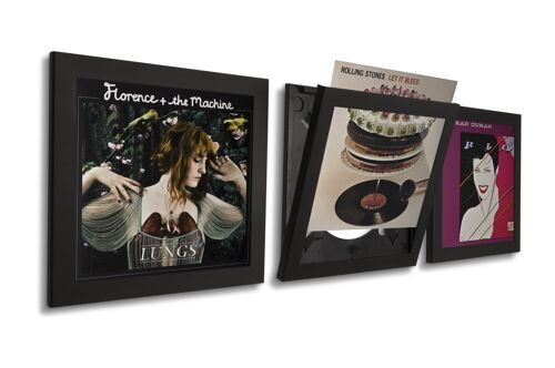Art Vinyl Play & Display Triplepack Record Frames (Black)