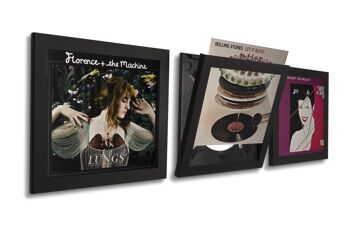 Art Vinyl Play & Display Triplepack Record Frames (Noir) 1