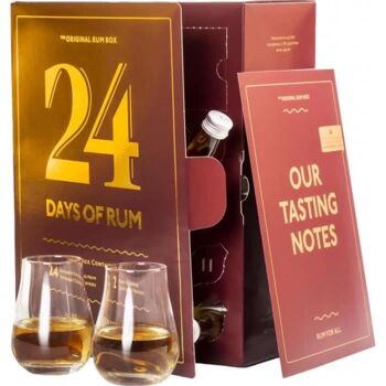 BOX dégustation - 24 Days of Rum Edition 2022 - 2 verres offerts - 24 x 2 cl 3