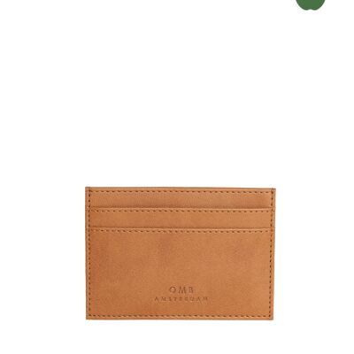 Vegan Wallet - Apple Leather  - Mark's Cardcase - Cognac