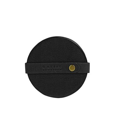 Coasters - Black Soft Grain Leather