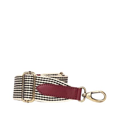 Webbing Strap - Ruby Checkered