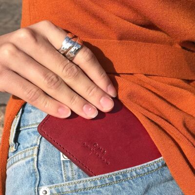 Wallet - Cassie's Cardcase - Ruby Classic Leather