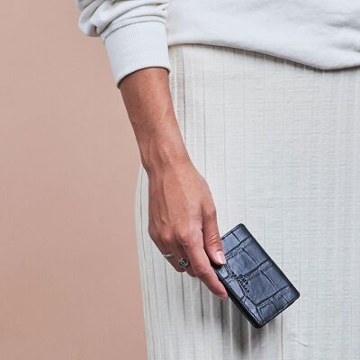 Wallet - Cassie's Cardcase - Black Classic Croco