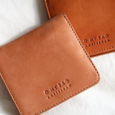 Wallet - Alex Fold-Over Wallet - Cognac Classic Leather