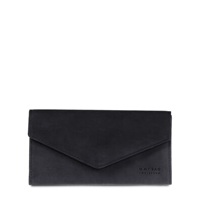 Wallet - Envelope Pixie - Black Classic Leather