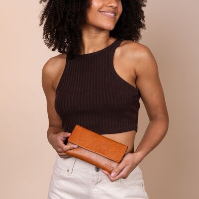 Wallet - Pau's Pouch - Cognac Stromboli Leather