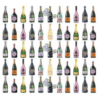 Champagne Celebration, Fine Art Print ,