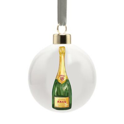 Krug Champagne Bone China Bauble Available to Preorder ,