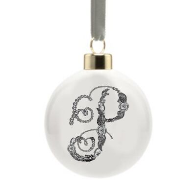 P' Bone China Bauble ,