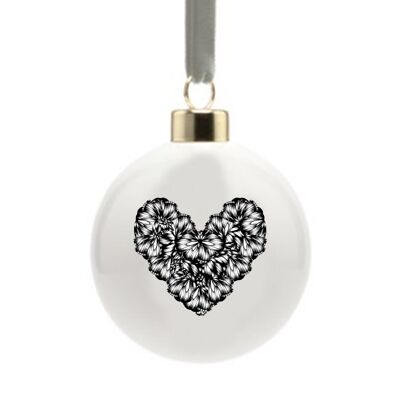 Love Bone China Bauble ,