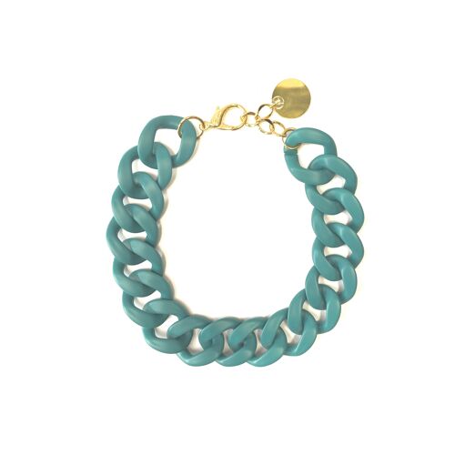 COLLIER KELLY BLEU CANARD MAT